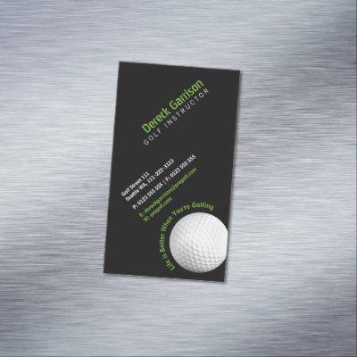 Golf Instructor | Professional Black  Magnet
