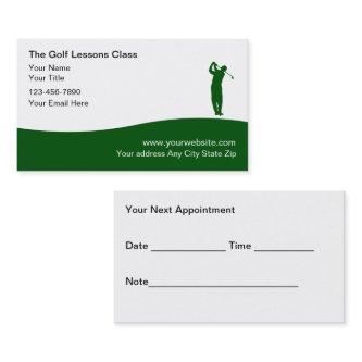 Golf Lessons Appointment