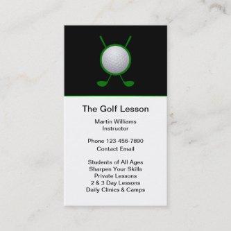 Golf Lessons Vertical