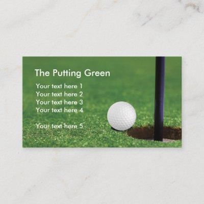 Golf Putting Green Golf Ball
