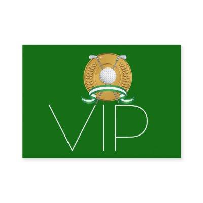 Golf VIP Card - SRF