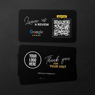 Google Leave us Review QR Code Business Thank you