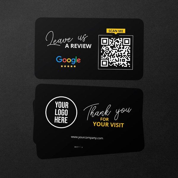 Google Leave us Review QR Code Business Thank you