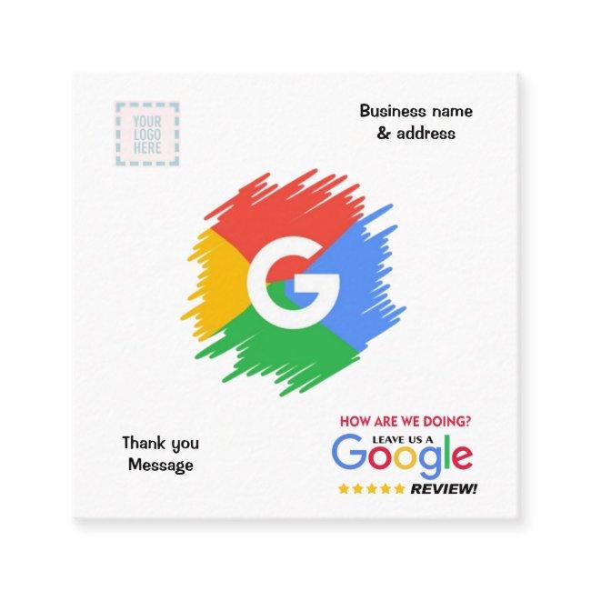 Google Review & with QR Code Linked