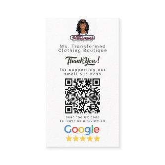 Google Review Card Template For Small Businesses