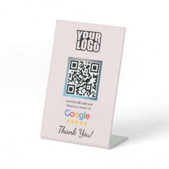 Google Review Counter Sign Pedestal Stand Template