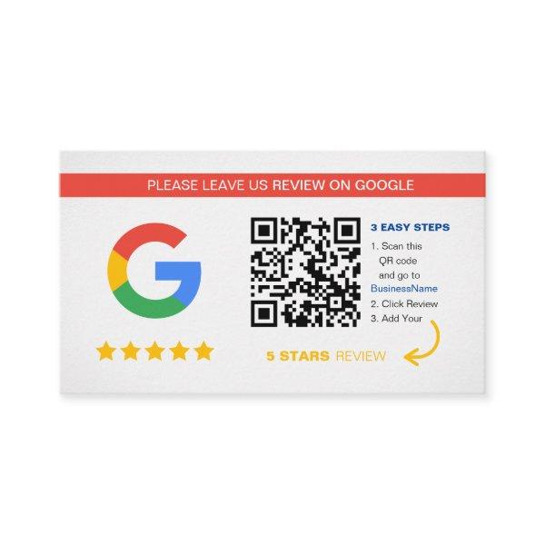Google Reviews | Business QR Code Thank You