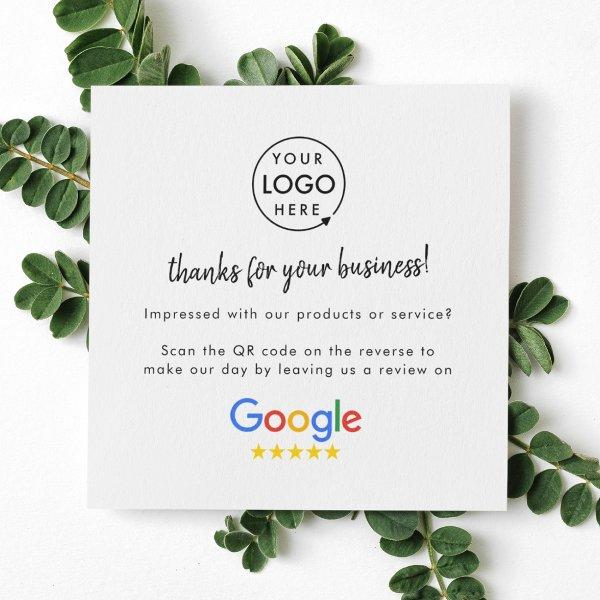 Google Reviews | Business Review Link QR Code Square