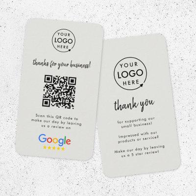 Google Reviews | Business Review Us Gray QR Code