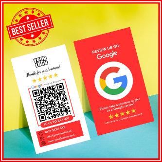 Google Reviews | Business Review Us Red QR Code