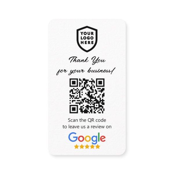 Google Reviews | Business Review Us White QR Code