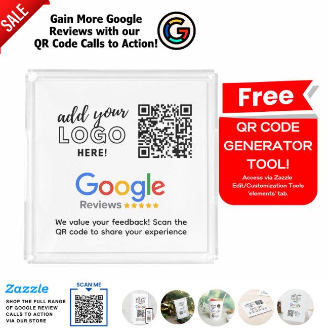 GOOGLE REVIEWS FOR BAR CAFE RESTAURANT COFFEE SHOP ACRYLIC TRAY
