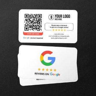 Google Reviews QR Code Rate My Business 5 Star