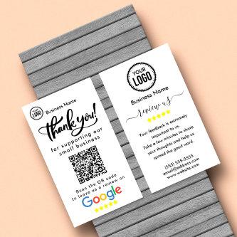 Google Reviews With Thank You And QR Code