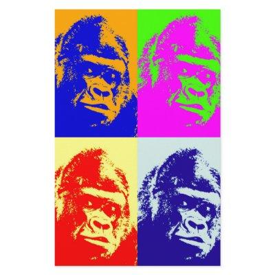 Gorilla Pop Art Stationery