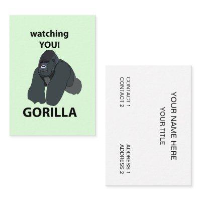 Gorilla Watching You Funny Gorilla