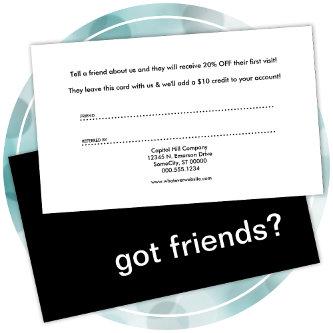 got friends referral cards