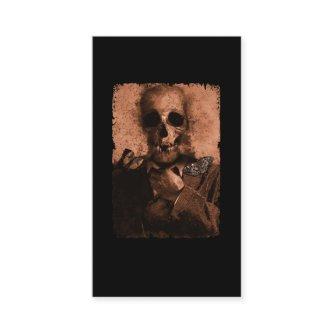 Goth Occult Gothic Horror Portrait Moths Dark Art