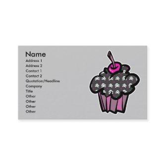 goth skull crossbones cupcake, Name, Address 1,...