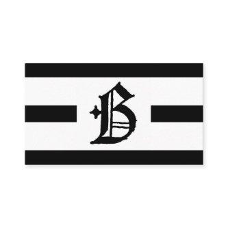 Gothic Letter "B" Classic English Initial