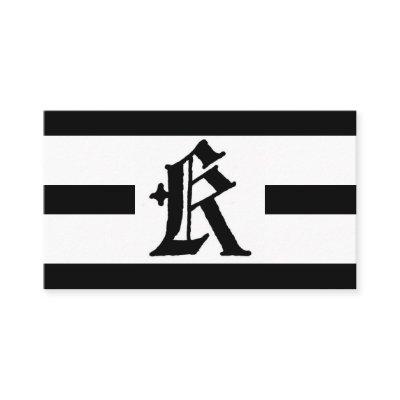 Gothic Letter "K" Classic English Initial