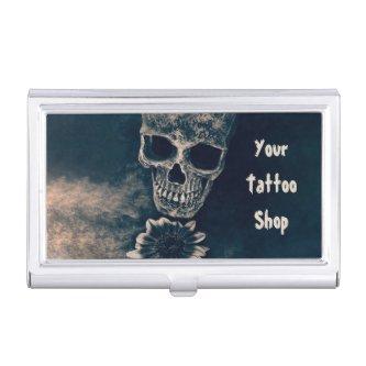 Gothic Skull Sunflower Cool Vintage Antique  Case