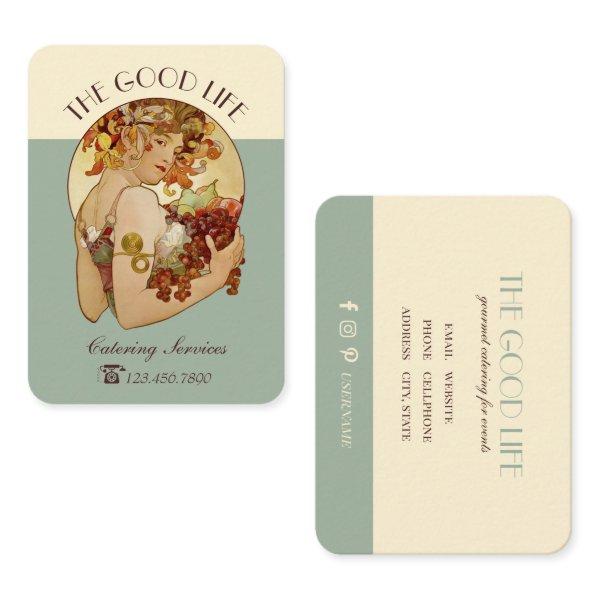 Gourmet catering Art Nouveau CC0586 Mucha Fruit