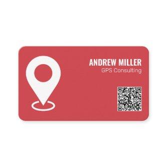 GPS Services QR (Red)