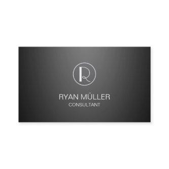 Gradient Background Professional Chic and Monogram