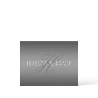 Gradually Changing Gradient Grey Any Name/s Postcard