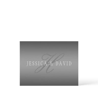 Gradually Changing Gradient Grey Any Name/s Postcard