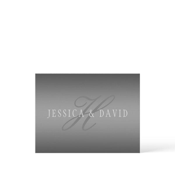 Gradually Changing Gradient Grey Any Name/s Postcard
