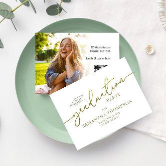 Graduate Graduation Cap Photo Party Insert
