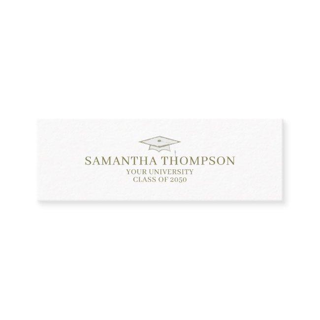 Graduate Student University Graduation Cap Photo Mini