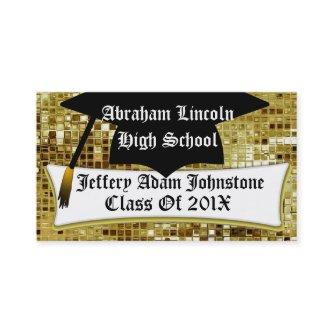 Graduation Cap And Diploma Graduate's Custom Card