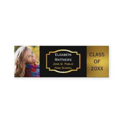 Graduation Emblem Class Photo Inserts Intro Card