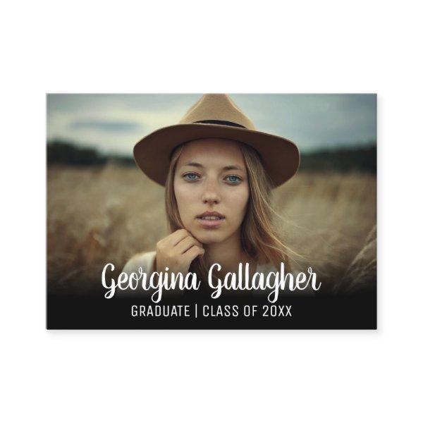 Graduation Modern Bold Photo | Grad Name Script