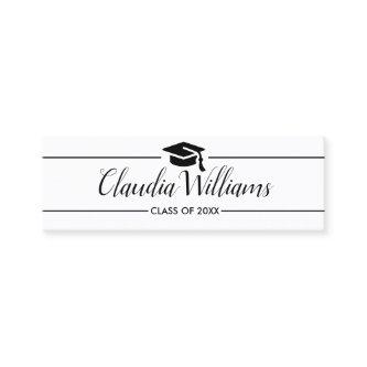 Graduation Name Card - Elegant Classic Insert Card