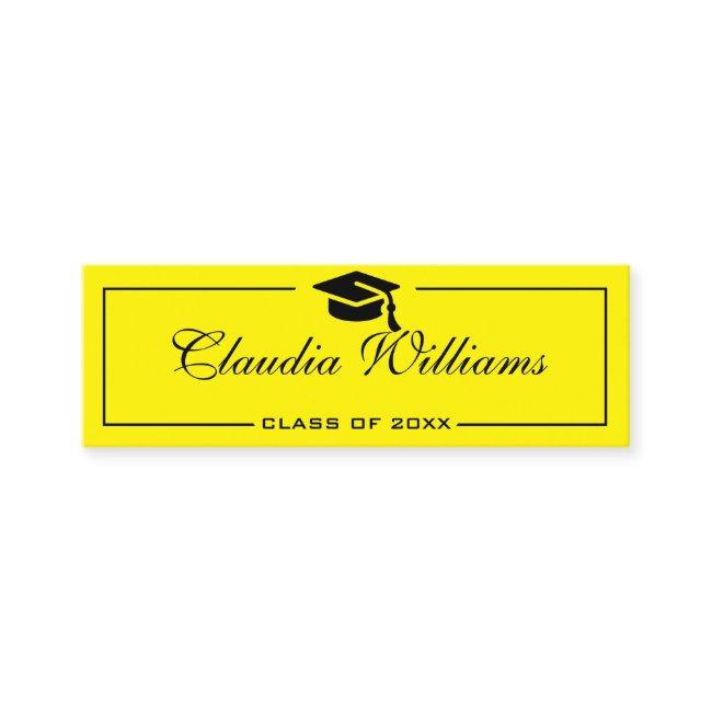 Graduation Name Card . Elegant Classic Insert Card