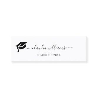 Graduation Name Card - Elegant Classic Insert Card