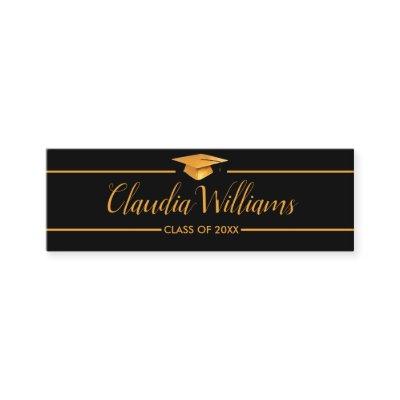 Graduation Name Card - Elegant Classic Insert Card