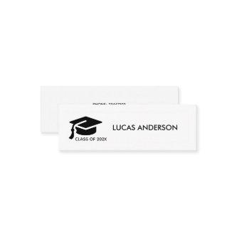 Graduation Name Card - Elegant Classic Insert Card