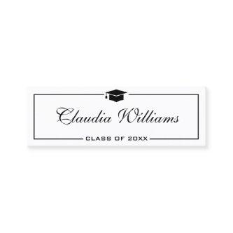 Graduation Name Card . Elegant Classic Insert Card