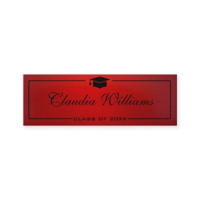 Graduation Name Card . Elegant Classic Insert Card