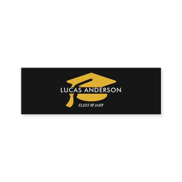 Graduation Name Card . Elegant Classic Insert Card