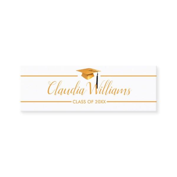 Graduation Name Card - Elegant Classic Insert Card