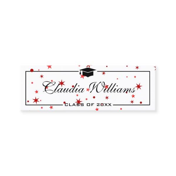 Graduation Name Card . Elegant Classic Insert Card