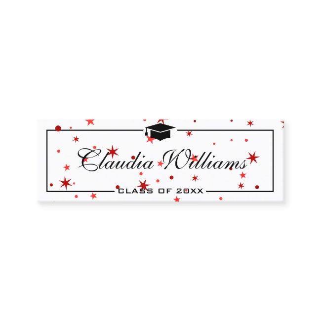 Graduation Name Card . Elegant Classic Insert Card