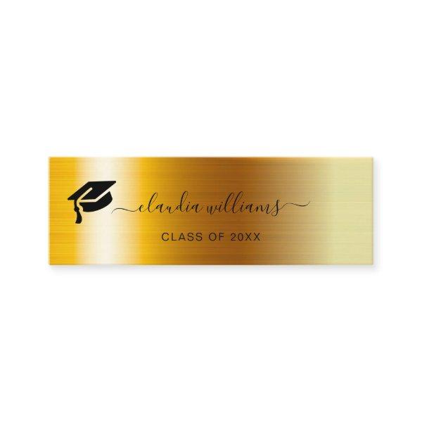 Graduation Name Card - Elegant Classic Insert Card