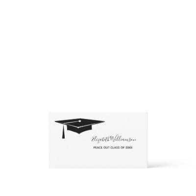 Graduation Name Card Elegant  Insert Card